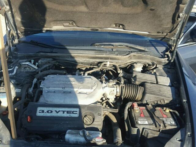 1HGCM66504A052317 - 2004 HONDA ACCORD EX GRAY photo 7