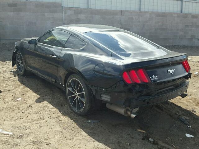 1FA6P8TH3F5319321 - 2015 FORD MUSTANG BLACK photo 3