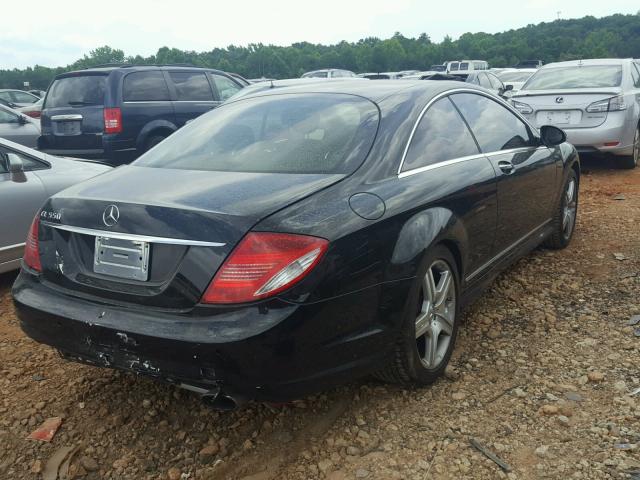 WDDEJ71X18A016601 - 2008 MERCEDES-BENZ CL 550 BLACK photo 4