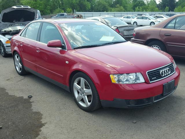 WAULT68E83A228489 - 2003 AUDI A4 3.0 QUA RED photo 1