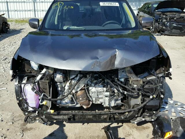 5N1AT2MT7HC820934 - 2017 NISSAN ROGUE GRAY photo 9