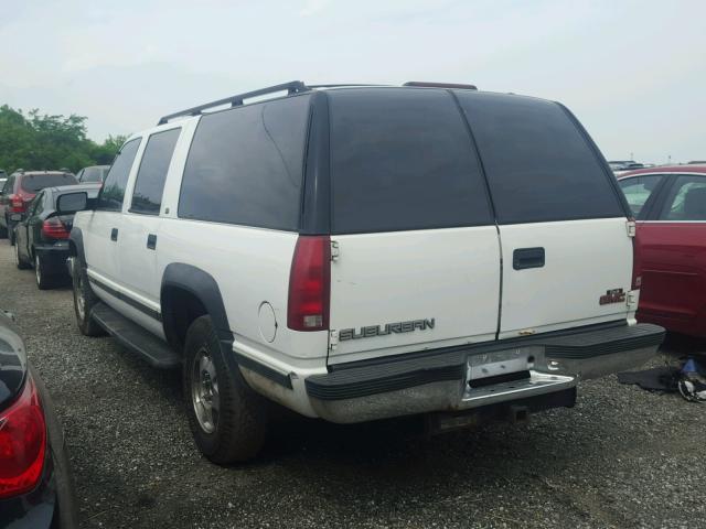 3GKFK16R0XG535534 - 1999 GMC SUBURBAN K WHITE photo 3