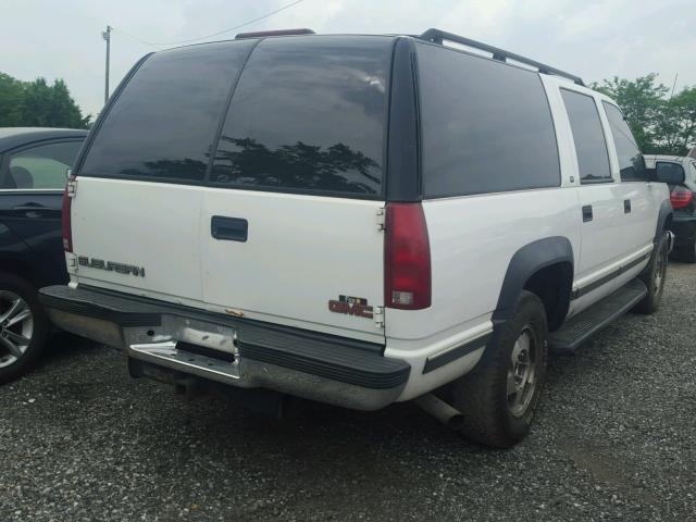 3GKFK16R0XG535534 - 1999 GMC SUBURBAN K WHITE photo 4