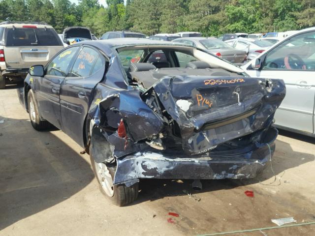 2G2WP552181104711 - 2008 PONTIAC GRAND PRIX BLACK photo 3