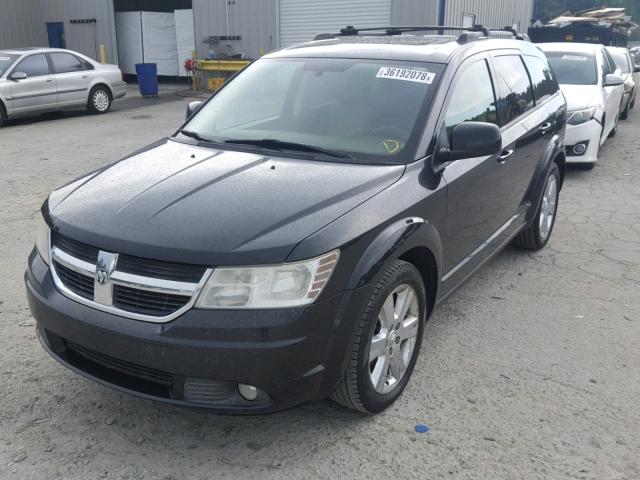 3D4GG57V79T552445 - 2009 DODGE JOURNEY SX BLACK photo 2