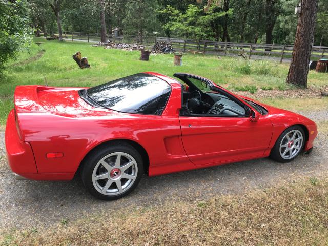 JH4NA1181ST000036 - 1995 ACURA NSX T RED photo 4