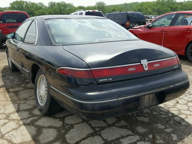 1LNLM91V9PY657211 - 1993 LINCOLN MARK VIII BLACK photo 3