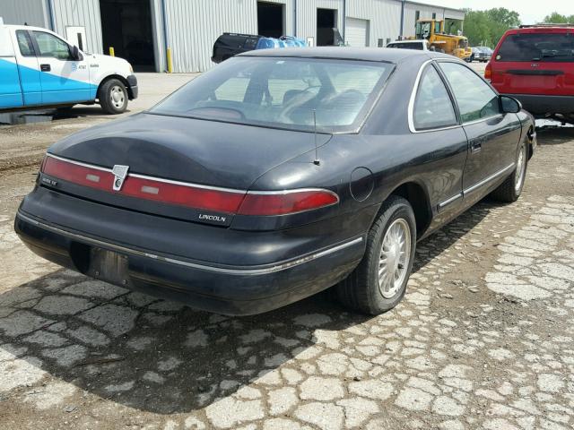 1LNLM91V9PY657211 - 1993 LINCOLN MARK VIII BLACK photo 4