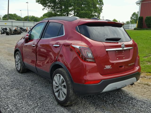 KL4CJASB6HB030483 - 2017 BUICK ENCORE PRE RED photo 3