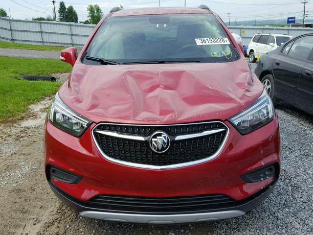 KL4CJASB6HB030483 - 2017 BUICK ENCORE PRE RED photo 9