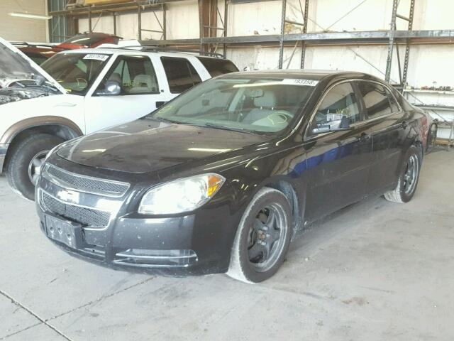 1G1ZG57B59F109645 - 2009 CHEVROLET MALIBU LS BLACK photo 2
