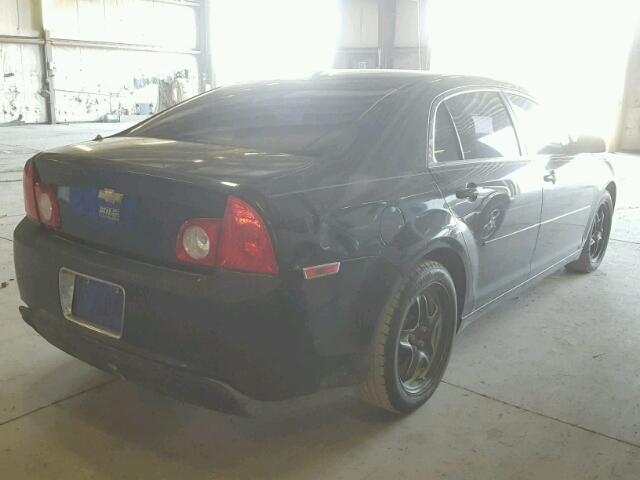 1G1ZG57B59F109645 - 2009 CHEVROLET MALIBU LS BLACK photo 4