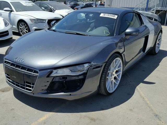 WUAAU34259N002593 - 2009 AUDI R8 4.2 QUA GRAY photo 2