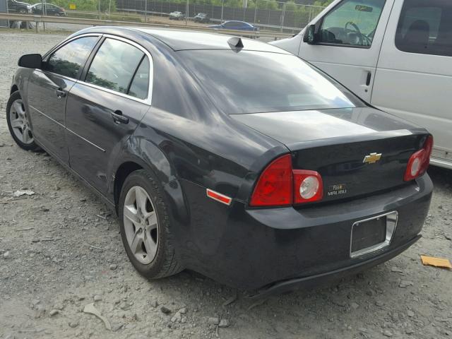 1G1ZB5E03CF345413 - 2012 CHEVROLET MALIBU LS BLACK photo 3