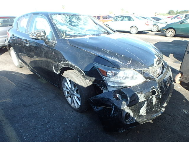 JTHKD5BH2D2128715 - 2013 LEXUS CT200H BLACK photo 1