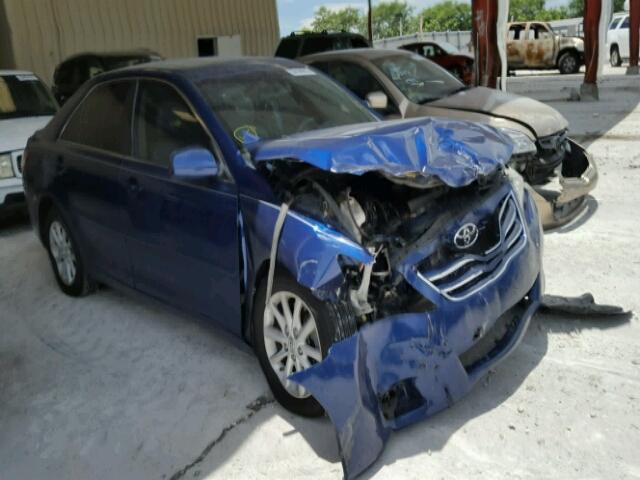 4T4BF3EK1AR050114 - 2010 TOYOTA CAMRY BASE BLUE photo 1