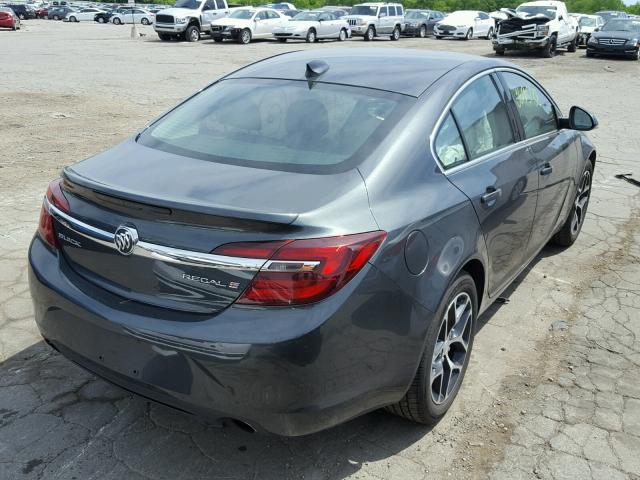 2G4GL5EX5H9169131 - 2017 BUICK REGAL SPOR GRAY photo 4