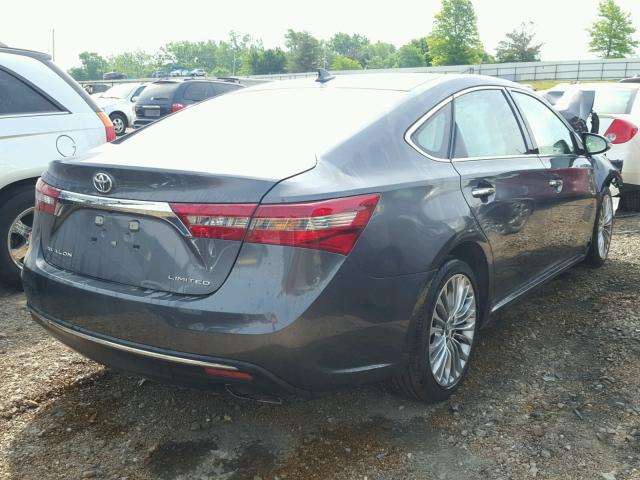 4T1BK1EB4GU197515 - 2016 TOYOTA AVALON XLE GRAY photo 4