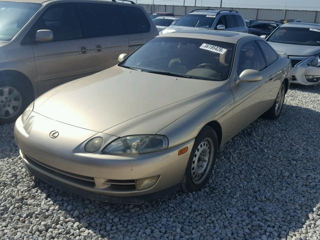 JT8UZ30C9P0033736 - 1993 LEXUS SC 400 GOLD photo 2