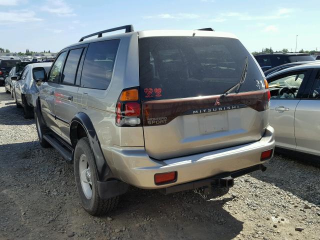 JA4LS21H51P033053 - 2001 MITSUBISHI MONTERO SP GRAY photo 3