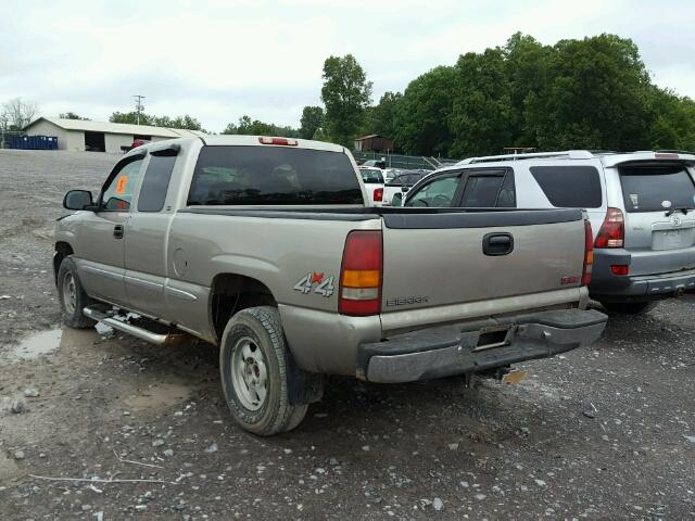 1GTEK19VXYE234519 - 2000 GMC NEW SIERRA SILVER photo 3