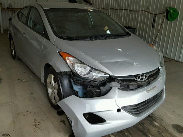 5NPDH4AE3DH434885 - 2013 HYUNDAI ELANTRA GL SILVER photo 1