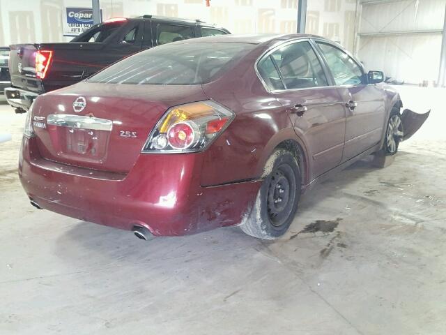 1N4AL2AP5BN421730 - 2011 NISSAN ALTIMA BAS MAROON photo 4