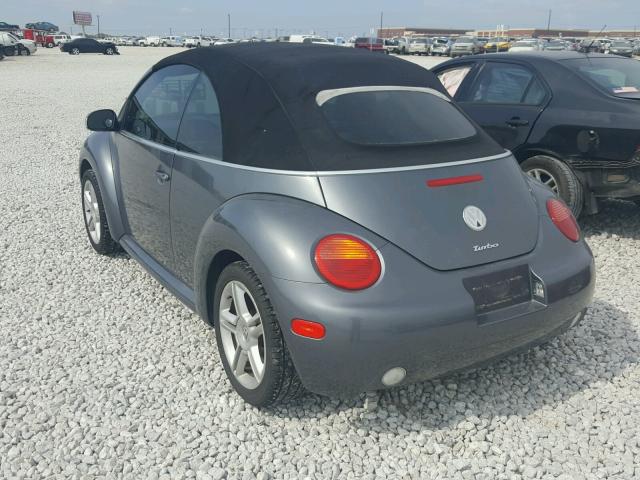 3VWCD31Y24M314420 - 2004 VOLKSWAGEN NEW BEETLE 灰色 照片 3