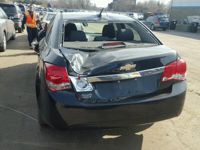 1G1PC5SH6B7103349 - 2011 CHEVROLET CRUZE BLACK photo 9