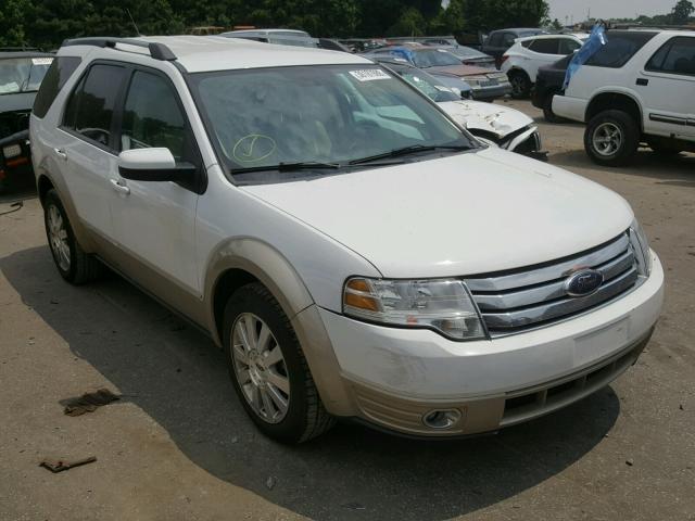 1FMDK07W68GA11444 - 2008 FORD TAURUS X E WHITE photo 1