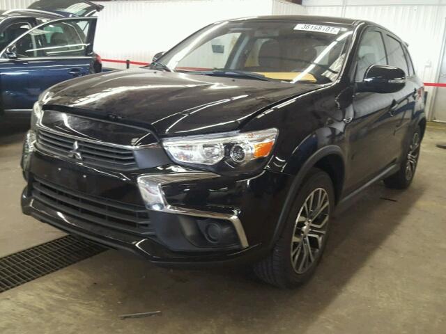 JA4AR3AW0GZ028654 - 2016 MITSUBISHI OUTLANDER BLACK photo 2