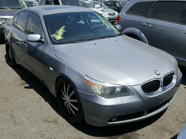 WBANB33564B114049 - 2004 BMW 545 I SILVER photo 1