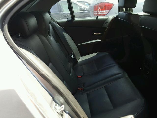 WBANB33564B114049 - 2004 BMW 545 I SILVER photo 6