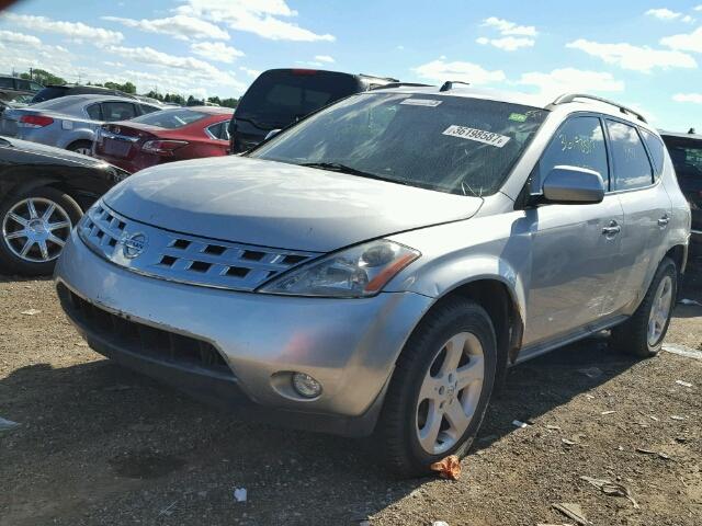 JN8AZ08T33W110863 - 2003 NISSAN MURANO SL/ SILVER photo 2