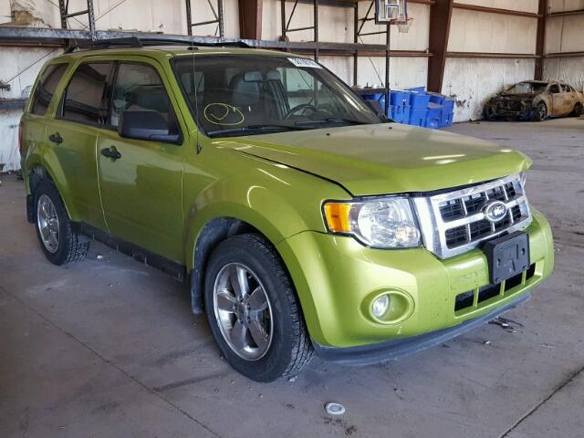 1FMCU9DG1CKB88593 - 2012 FORD ESCAPE XLT GREEN photo 1
