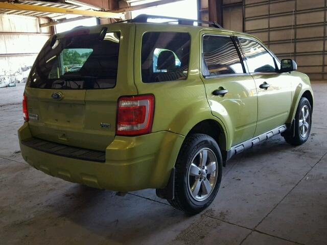 1FMCU9DG1CKB88593 - 2012 FORD ESCAPE XLT GREEN photo 4