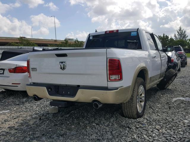 1C6RR6PMXES408498 - 2014 RAM 1500 LONGH WHITE photo 4