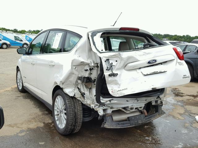 1FADP5BUXDL503460 - 2013 FORD C-MAX SEL WHITE photo 3