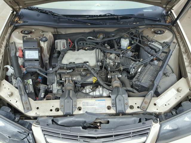 2G1WF52E759256074 - 2005 CHEVROLET IMPALA BEIGE photo 7