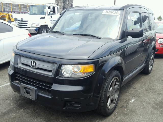 5J6YH18967L015304 - 2007 HONDA ELEMENT SC BLACK photo 2