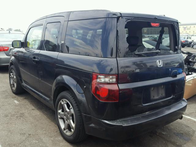 5J6YH18967L015304 - 2007 HONDA ELEMENT SC BLACK photo 3