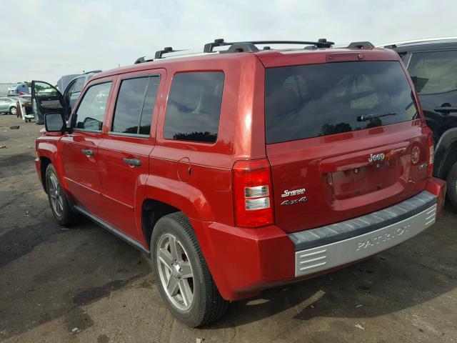 1J8FF48W97D322639 - 2007 JEEP PATRIOT LI RED photo 3