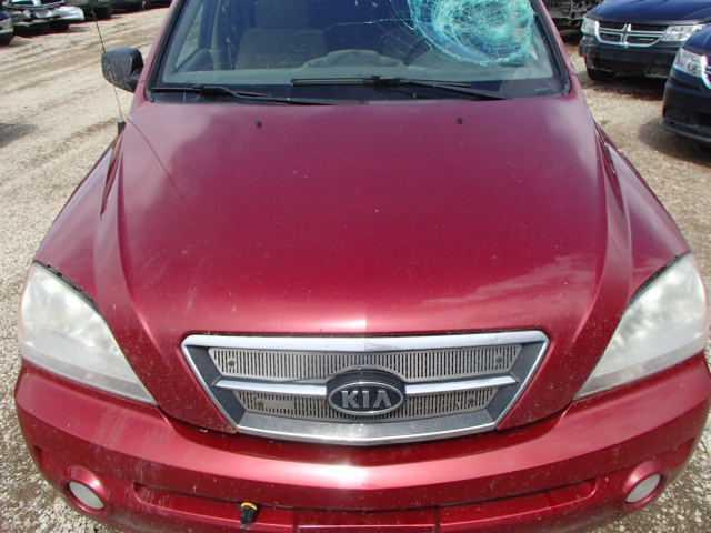 KNDJC733X55352765 - 2005 KIA SORENTO EX RED photo 7