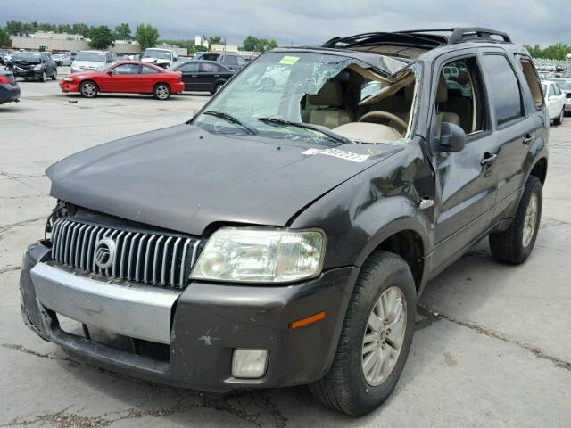 4M2YU561X6KJ17015 - 2006 MERCURY MARINER BROWN photo 2