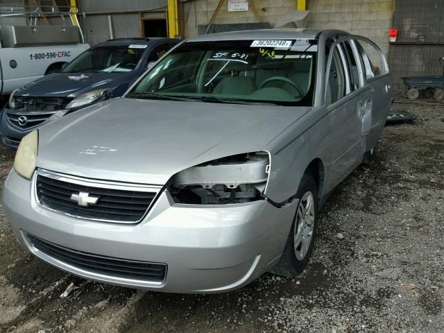 1G1ZS58FX7F203856 - 2007 CHEVROLET MALIBU LS 银色 照片 2