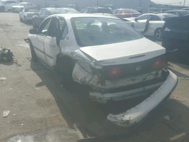 2G1WF52E849350656 - 2004 CHEVROLET IMPALA WHITE photo 3