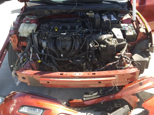 JM1BK344891188243 - 2009 MAZDA 3 S RED photo 7