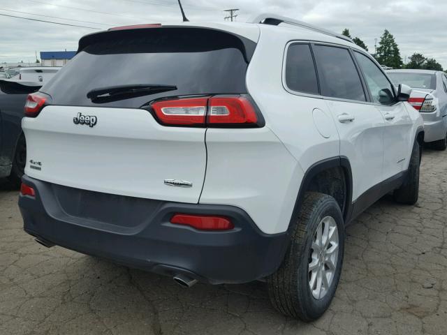 1C4PJMCS9EW114437 - 2014 JEEP CHEROKEE L WHITE photo 4