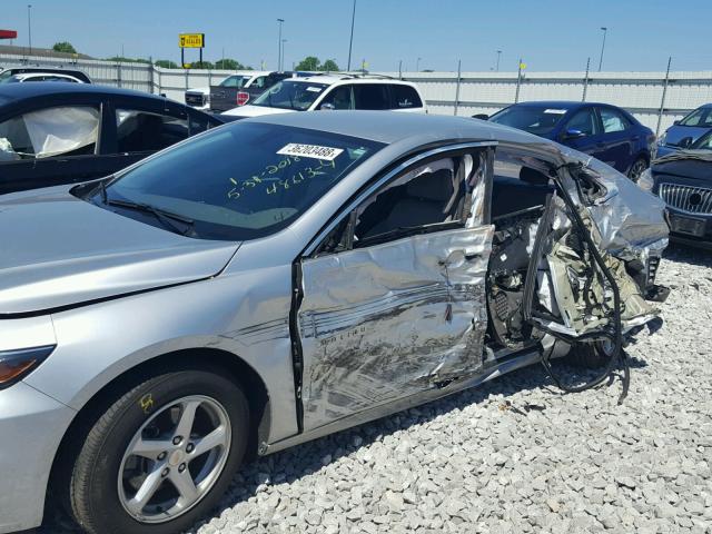 1G1ZB5ST8HF124377 - 2017 CHEVROLET MALIBU LS SILVER photo 9