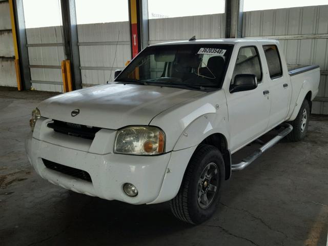 1N6ED29X34C408855 - 2004 NISSAN FRONTIER C WHITE photo 2